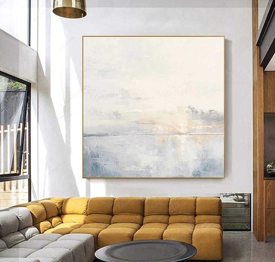 abstract cloud wall art